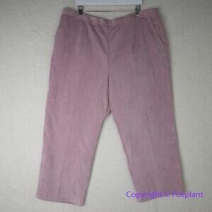 New! Afred Dunner‎ classic fit comfort waist corduroy pants, women plus size 24W